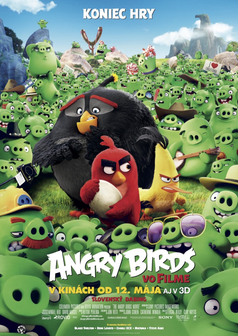 Plakát k filmu ANGRY BIRDS VO FILME