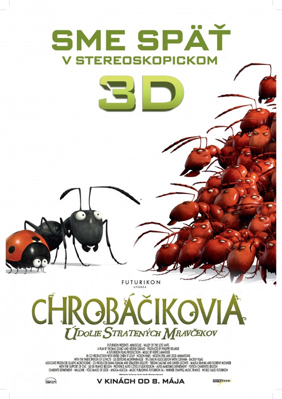 Plakát k filmu Chrobáčikovia: Údolie stratených mravčekov 3D