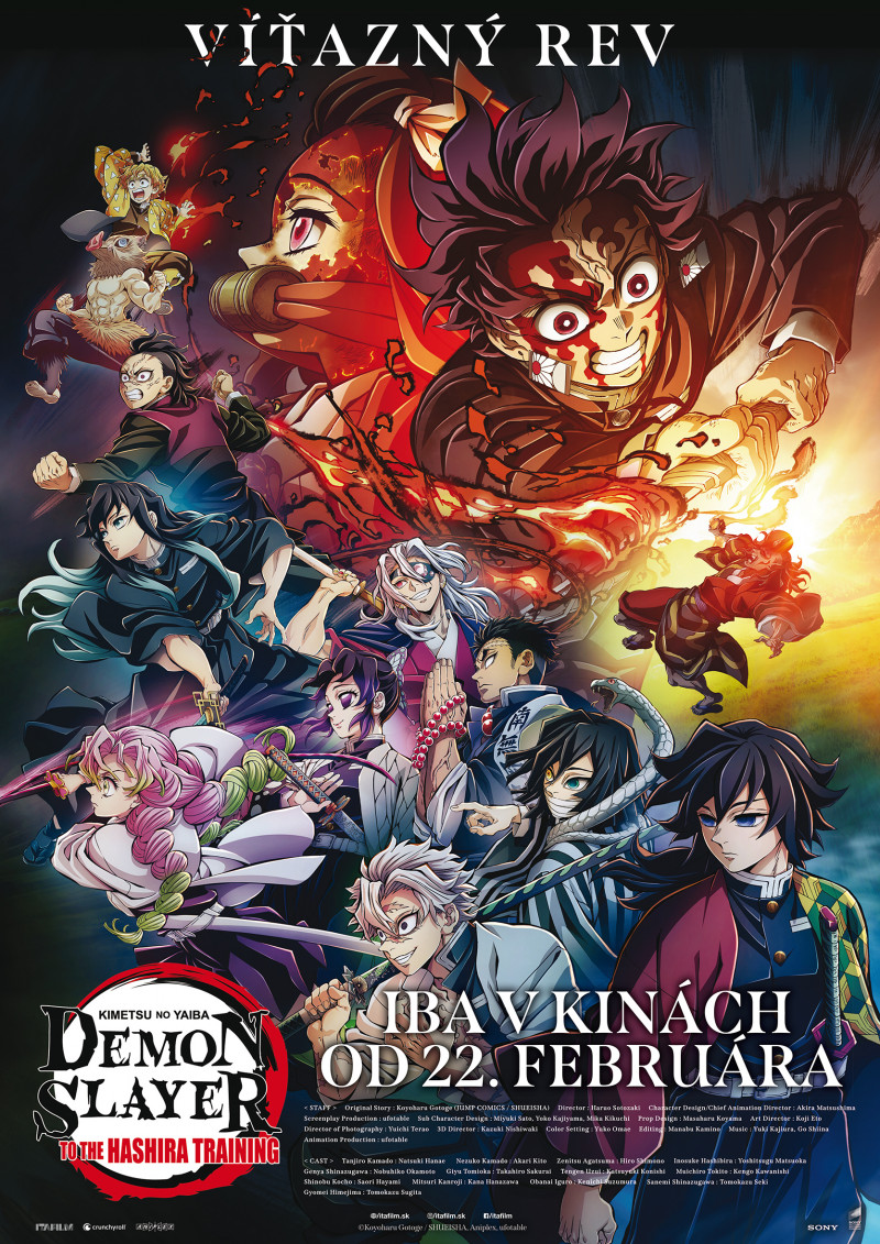 Plakát k filmu Demon Slayer: Kimetsu No Yaiba - To the Hashira Training