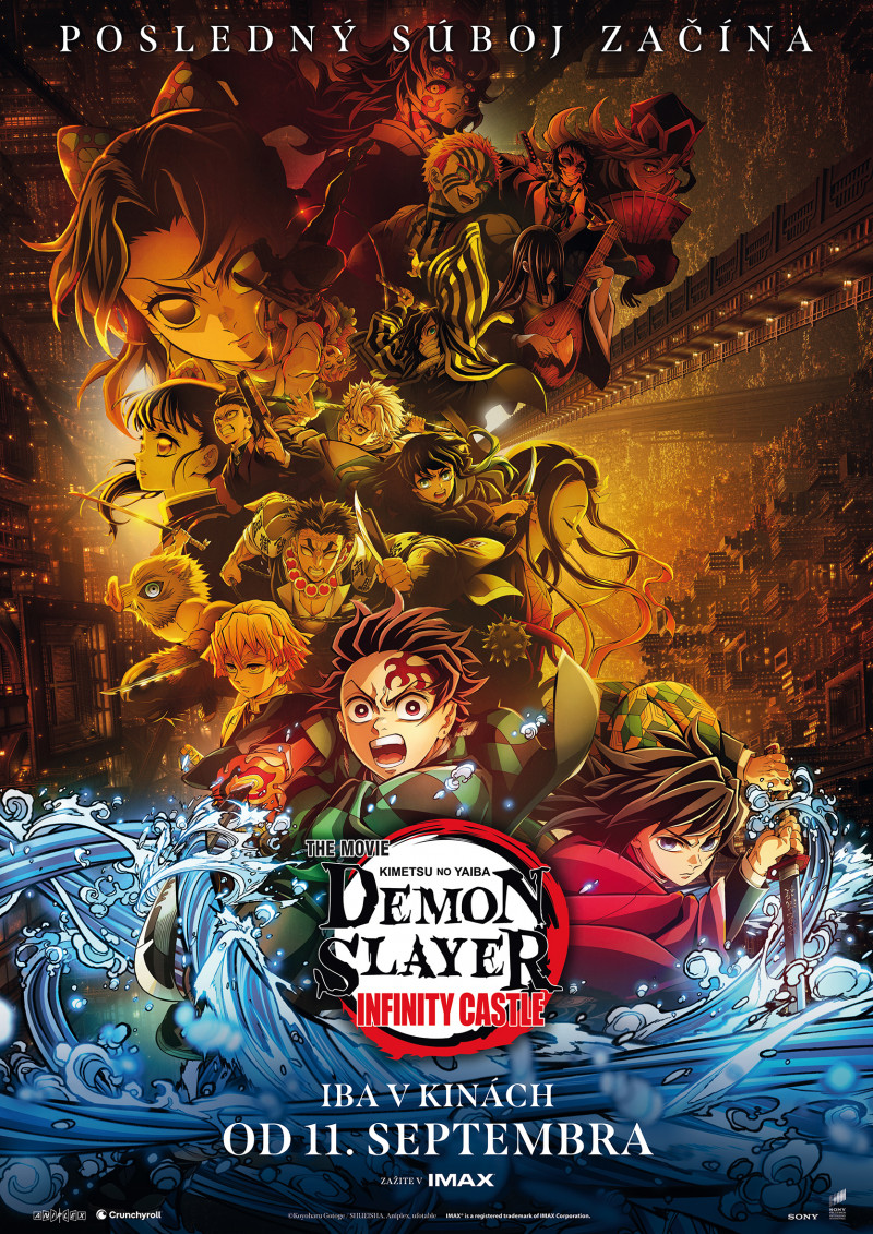 Plakát k filmu Demon Slayer: Kimetsu no Yaiba Infinity Castle