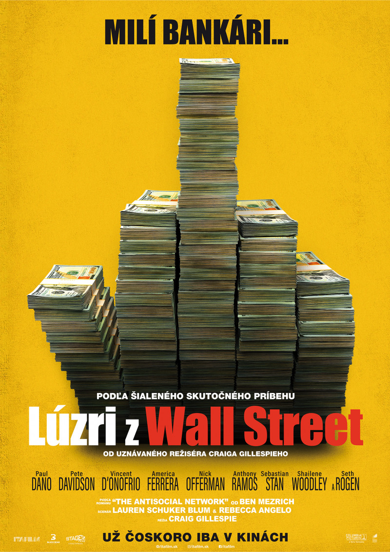 Plakát k filmu LÚZRI Z WALL STREET