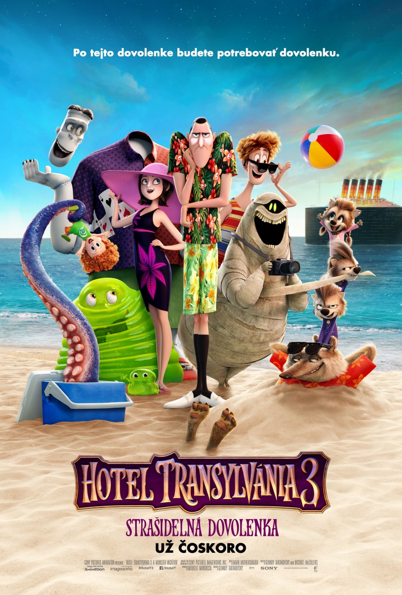Plakát k filmu HOTEL TRANSYLVÁNIA 3: STRAŠIDELNÁ DOVOLENKA