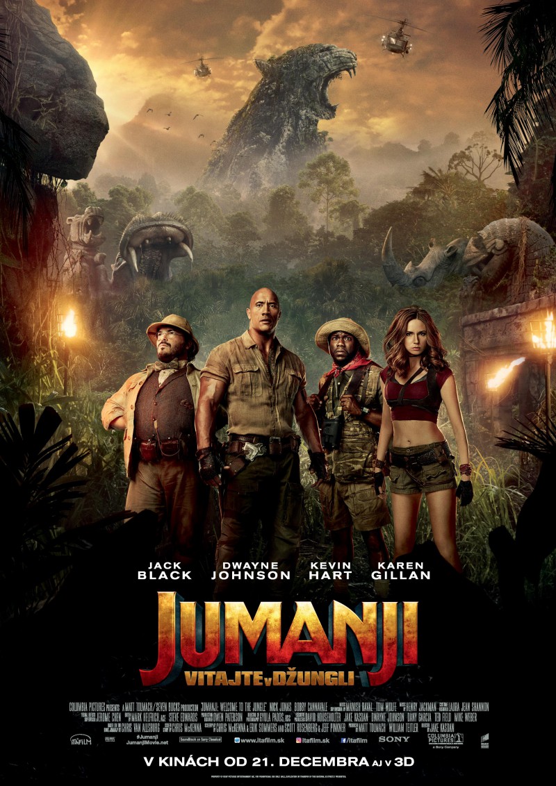 Plakát k filmu JUMANJI: VITAJTE V DŽUNGLI