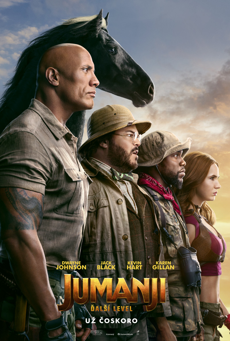 Plakát k filmu JUMANJI: ĎALŠÍ LEVEL