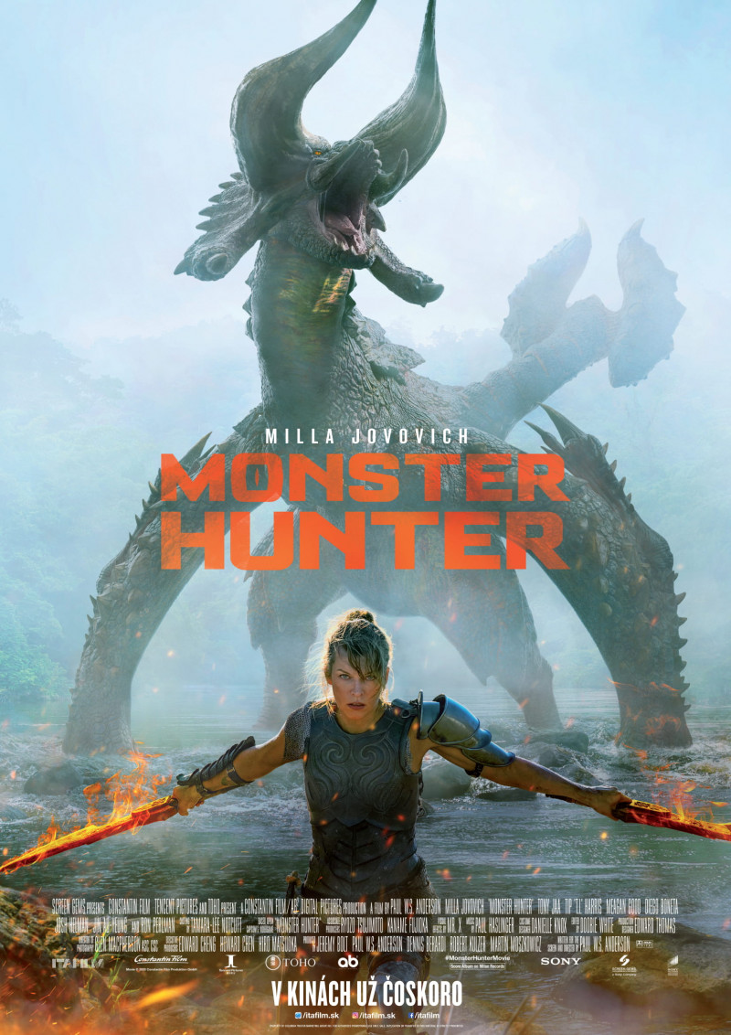 Plakát k filmu MONSTER HUNTER