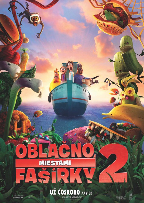Plakát k filmu Oblačno, miestami fašírky 2