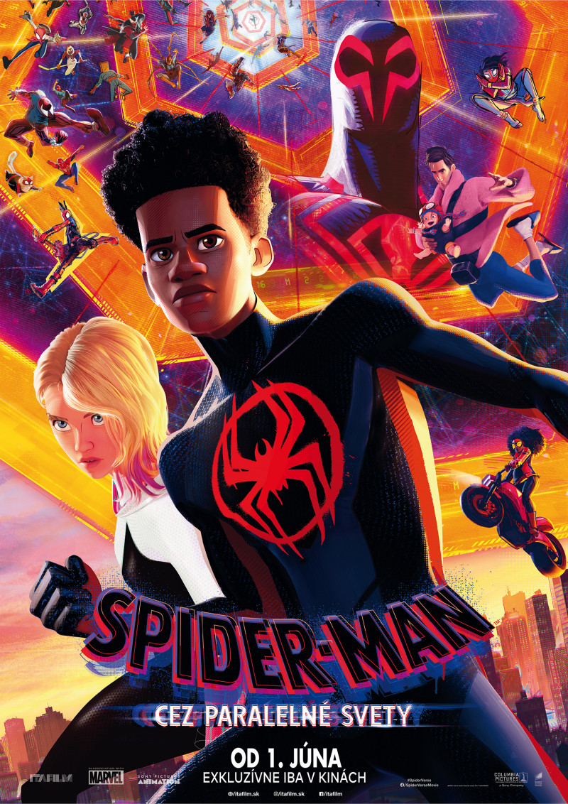 Plakát k filmu SPIDER-MAN: CEZ PARALELNÉ SVETY